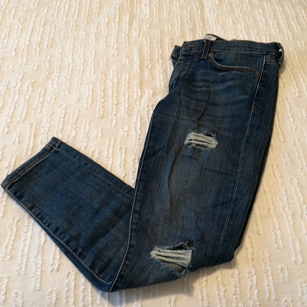 Banana Republic Distressed Skinny Jeans